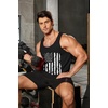 image:imageCOOFANDY Mens Workout Tank Tops Pack Dry Fit Sleeveless Running Shirts Gym Muscle Bodybuilding T ShirtsAmerican Flag Black