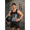 image:imageCOOFANDY Mens Workout Tank Tops Pack Dry Fit Sleeveless Running Shirts Gym Muscle Bodybuilding T ShirtsAmerican Flag Black