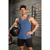 image:imageCOOFANDY Mens Workout Tank Tops Pack Dry Fit Sleeveless Running Shirts Gym Muscle Bodybuilding T ShirtsBlackDark GreyNavy Blue