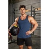 image:imageCOOFANDY Mens Workout Tank Tops Pack Dry Fit Sleeveless Running Shirts Gym Muscle Bodybuilding T ShirtsBlackGreyNavy Blue