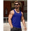 image:imageCOOFANDY Mens Workout Tank Tops Pack Dry Fit Sleeveless Running Shirts Gym Muscle Bodybuilding T ShirtsBlackRedRoyal Blue