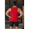 image:imageCOOFANDY Mens Workout Tank Tops Pack Dry Fit Sleeveless Running Shirts Gym Muscle Bodybuilding T ShirtsBlackRedRoyal Blue