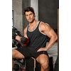 image:imageCOOFANDY Mens Workout Tank Tops Pack Dry Fit Sleeveless Running Shirts Gym Muscle Bodybuilding T ShirtsWhiteGreyBlack
