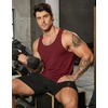 image:imageCOOFANDY Mens Workout Tank Tops Pack Dry Fit Sleeveless Running Shirts Gym Muscle Bodybuilding T ShirtsWine Red