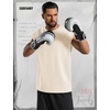 image:imageCOOFANDY Mens Workout Tank Tops Summer Sleeveless Tee Shirts Casual Stylish Gym Muscle Shirt Loose Fit for BasketballBeige