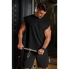 image:imageCOOFANDY Mens Workout Tank Tops Summer Sleeveless Tee Shirts Casual Stylish Gym Muscle Shirt Loose Fit for BasketballBlack