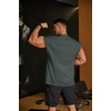 image:imageCOOFANDY Mens Workout Tank Tops Summer Sleeveless Tee Shirts Casual Stylish Gym Muscle Shirt Loose Fit for BasketballDark Army Green
