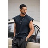 image:imageCOOFANDY Mens Workout Tank Tops Summer Sleeveless Tee Shirts Casual Stylish Gym Muscle Shirt Loose Fit for BasketballMidnight Blue