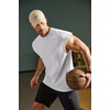 image:imageCOOFANDY Mens Workout Tank Tops Summer Sleeveless Tee Shirts Casual Stylish Gym Muscle Shirt Loose Fit for BasketballWhite