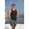 image:imageCOOFANDY Mens Workout Tank Tops UPF 50 Sleeveless Gym Muscle Shirts Cooling Quick Dry Bodybuilding Tanks for Swim BeachBlackLight BlueWhite