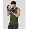 image:imageCOOFANDY Mens Workout Tank Tops V Neck Sleeveless Shirts Quick Dry Athletic Gym Muscle T Shirt Lightweight Soft TeeArmy Green