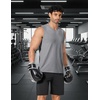 image:imageCOOFANDY Mens Workout Tank Tops V Neck Sleeveless Shirts Quick Dry Athletic Gym Muscle T Shirt Lightweight Soft TeeGray