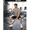 image:imageCOOFANDY Mens Workout Tank Tops V Neck Sleeveless Shirts Quick Dry Athletic Gym Muscle T Shirt Lightweight Soft TeeGray