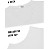 image:imageCOOFANDY Mens Workout Tank Tops V Neck Sleeveless Shirts Quick Dry Athletic Gym Muscle T Shirt Lightweight Soft TeeWhite