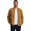 image:imageCOOFANDY Mens Zip Up Sweater Jacket Waffle Sweatshirt Knit Bomber Lightweight Casual JacketsLight Brown