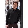 image:imageCOOFANDY Mens Zip Up Sweatshirt Mock Neck Quilted Jacket Casual Lightweight Sweater Jackets with PocketBlack