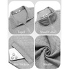 image:imageCOOFANDY Mens Zip Up Sweatshirt Mock Neck Quilted Jacket Casual Lightweight Sweater Jackets with PocketLight Grey