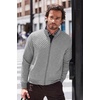 image:imageCOOFANDY Mens Zip Up Sweatshirt Mock Neck Quilted Jacket Casual Lightweight Sweater Jackets with PocketLight Grey