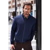 image:imageCOOFANDY Mens Zip Up Sweatshirt Mock Neck Quilted Jacket Casual Lightweight Sweater Jackets with PocketNavy Blue