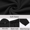 image:imageCOOFANDY Sweatsuits for Men 2 Piece tracksuit Sets Full Zip Hoodie Sweatpants for Men Casual Sports Jogging Suits S4XLBlack