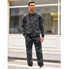 image:imageCOOFANDY Sweatsuits for Men 2 Piece tracksuit Sets Full Zip Hoodie Sweatpants for Men Casual Sports Jogging Suits S4XLBlack Camo