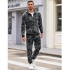 image:imageCOOFANDY Sweatsuits for Men 2 Piece tracksuit Sets Full Zip Hoodie Sweatpants for Men Casual Sports Jogging Suits S4XLBlack Camo