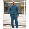 image:imageCOOFANDY Sweatsuits for Men 2 Piece tracksuit Sets Full Zip Hoodie Sweatpants for Men Casual Sports Jogging Suits S4XLDenim Blue