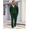 image:imageCOOFANDY Sweatsuits for Men 2 Piece tracksuit Sets Full Zip Hoodie Sweatpants for Men Casual Sports Jogging Suits S4XLGreen