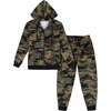 image:imageCOOFANDY Sweatsuits for Men 2 Piece tracksuit Sets Full Zip Hoodie Sweatpants for Men Casual Sports Jogging Suits S4XLGreen Camo