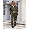 image:imageCOOFANDY Sweatsuits for Men 2 Piece tracksuit Sets Full Zip Hoodie Sweatpants for Men Casual Sports Jogging Suits S4XLGreen Camo