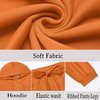 image:imageCOOFANDY Sweatsuits for Men 2 Piece tracksuit Sets Full Zip Hoodie Sweatpants for Men Casual Sports Jogging Suits S4XLSafety Orange
