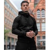 image:imageCOOFANDY Tracksuit Mens with Zipper Pockets Full Zip Hoodie Sweatsuit 2 Pieces Running Jogging Sports Casual Sweat SuitsAblack