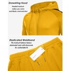 image:imageCOOFANDY Tracksuit Mens with Zipper Pockets Full Zip Hoodie Sweatsuit 2 Pieces Running Jogging Sports Casual Sweat SuitsYellow