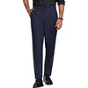image:imageCOOFANDY Men Classic Fit Dress Pant Casual Flat Front Pant Expandable Waist Suit PantNavy Blue