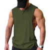 image:imageCOOFANDY Men Workout Tank Top 2 Pack Gym Bodybuilding Sleeveless Muscle T ShirtsArmy Green1pcs
