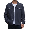 image:imageCOOFANDY Mens Cotton Denim Jacket Lightweight Trucker Western Jackets Casual Fashion Jean CoatAblack