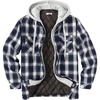 Black & White& Blue Plaid