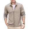 image:imageCOOFANDY Mens Fleece Jacket Zip Up Lightweight Sweater Jackets Casual Warm with Pockets for Home Office HikingKhaki