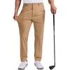 image:imageCOOFANDY Mens Golf Pants 303234 Stretch Work Dress Pants Lightweight Quick Dry Comfy Trousers with 4 PocketsKhaki