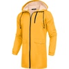 image:imageCOOFANDY Mens Long Raincoat Ligtweight Rain Jacket Waterproof Outdoor Jackets with HoodYellow