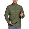 image:imageCOOFANDY Mens Puffer Jacket Packable Lightweight Jackets Winter Coat Windproof Zipper Down JacketArmy Green