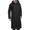 image:imageCOOFANDY Mens Rain Jacket with Hood Waterproof Lightweight Active Long RaincoatBlack