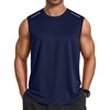 image:imageCOOFANDY Mens Sleeveless Shirt Quick Dry Workout Tank Top Gym Muscle T Shirts Sport Athletic Tanks Moisture WickingNavy