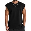 image:imageCOOFANDY Mens Workout Tank Tops Summer Sleeveless Tee Shirts Casual Stylish Gym Muscle Shirt Loose Fit for BasketballBlack
