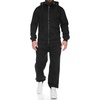 image:imageCOOFANDY Sweatsuits for Men 2 Piece tracksuit Sets Full Zip Hoodie Sweatpants for Men Casual Sports Jogging Suits S4XLBlack