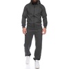 image:imageCOOFANDY Sweatsuits for Men 2 Piece tracksuit Sets Full Zip Hoodie Sweatpants for Men Casual Sports Jogging Suits S4XLDark Grey