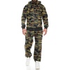 image:imageCOOFANDY Sweatsuits for Men 2 Piece tracksuit Sets Full Zip Hoodie Sweatpants for Men Casual Sports Jogging Suits S4XLGreen Camo