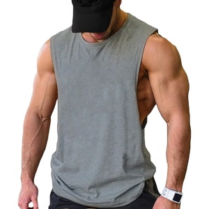 image:imageCOOFANDY Men Workout Tank Top 2 Pack Gym Bodybuilding Sleeveless Muscle T ShirtsGrey1pcs