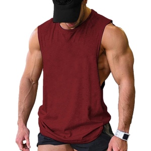 image:imageCOOFANDY Men Workout Tank Top 2 Pack Gym Bodybuilding Sleeveless Muscle T ShirtsWine Red1pcs