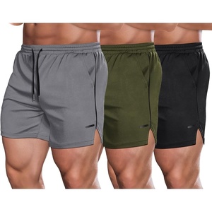 image:imageCOOFANDY Mens 2 Pack Gym Workout Shorts Quick Dry Athletic Shorts 5 Inch Lightweight Sports Running Shorts with Pockets3 Pack BlackDark GrayArmy Green